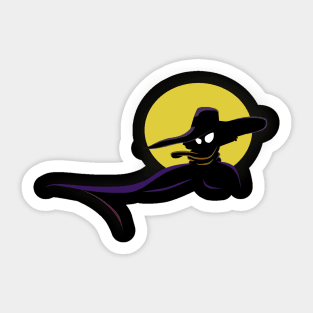 Darkwing Moon Outline Sticker